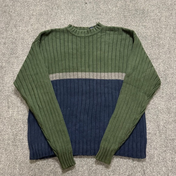 GAP Other - VTG Gap Pullover Knitted Sweater Men's L  Multi-color Cotton Blend Y2K Thrashed